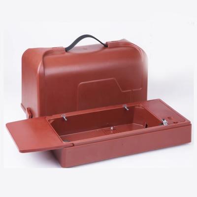 China Portable Plastic Sewing Machine Case Suitcase PVC Vintage Sewing Machine Case And Cover for sale