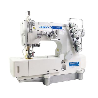 China Garment shops 500A direct drive flat bed interlock sewing machine, coverstitch sewing machine for sale