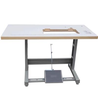 China Garment Shop Customizable Industrial Sewing Machine Table And Stands Wooden Made In China for sale