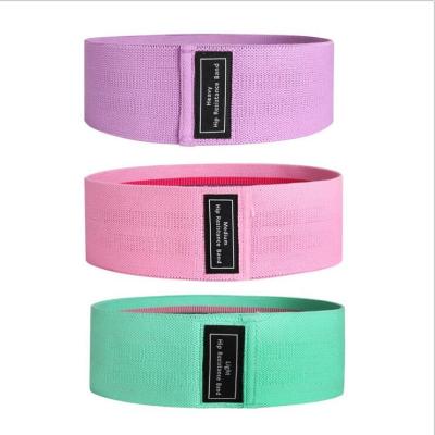 China Wholesale Custom Logo High Elastic Force Fitness Home Gym Hip Exercise Cloth Booty Elastic Resistance Bands for sale