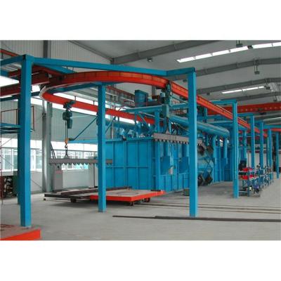 China Building Material Shops Automatic Hook Shot Blasting Machine Internal Hook Shot Blasting Machine For Forging Parts for sale