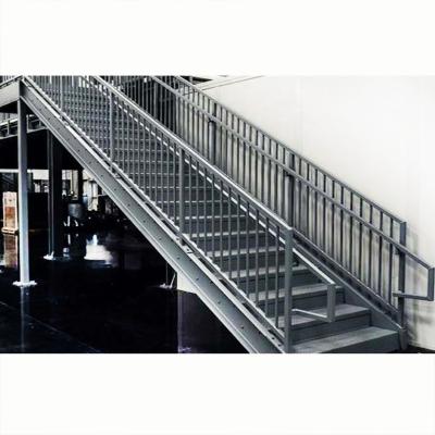 China Africa Steel Structure Modern Outdoor Outdoor Indoor Steel Stairs Tread Steel Stairs for sale