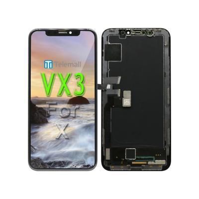 China VX3 full lcd display domobest no dead pixels replacement screen for iphone X for IPX for sale