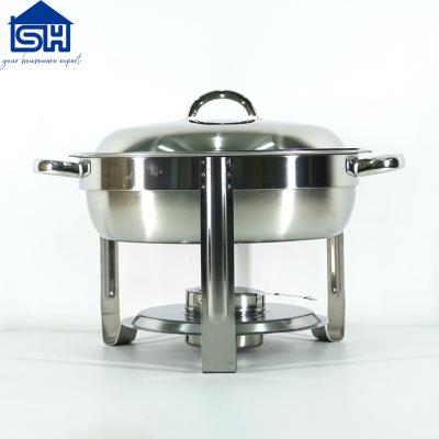 China Hotel Stainless Steel Buffet Chafing Dish Food Warmer Buffet Serving Dish for sale