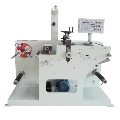 China Factory Label Rotary Die Cutting Machine With Turret Rewinder for sale