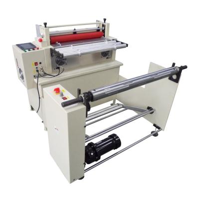 China Automatic Food Plastic Film Roll To Cover Cutting Machine for sale