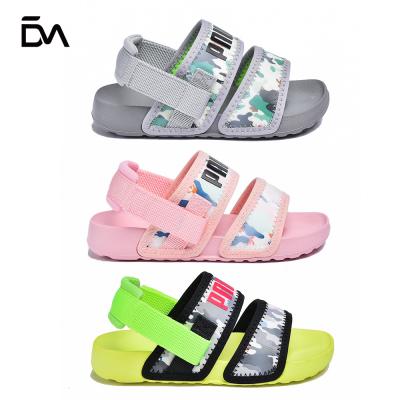 China 2021 summer fashion waterproof sandals for kids size boys girls sandals flats for sale