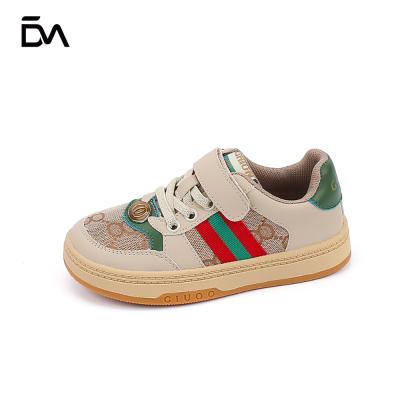 China Hot Selling Flat Sneakers Boys Girls Rubber Children's Soft Bottom Breathable Casual Shoes for sale