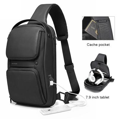 China Factory New Design Air Permeability Wholesale Cheap Korean Men's Cross - Body Shoulder Anti Theft Sling Bag Men Waterproof Sling Bag for sale