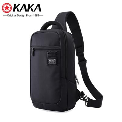 China Waterproof 2019 Wholesale Promotion Chest Sling Bag For Men Waterproof Korean Cross - Body Shoulder Men Sling Bag for sale