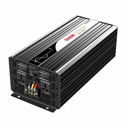 China 5000W Short With Universal Plug Pure Sine Wave Inverter 12V 24V 48V DC To AC 220V 230V Solar Power System for sale