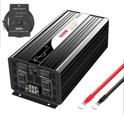 China Aluminum Alloy Shell Dc To AC Power Inverter Price 6000W Off Grid Customized Series Socket Solar Wave ROHS Support for sale