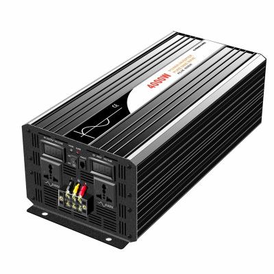 China Pure Sine Wave 4000W Inverter 12V/24V/36V/48V/72V DC To AC 110V/120V/220V/230V/240V With Universal Plug 420*217*155mm for sale