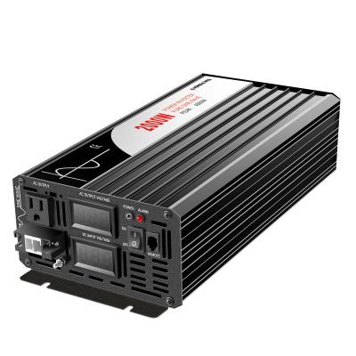 China pure sine wave inverter 2000W with American plug solar power supplier swipower remote control DC 60V 72V 96V 450*240*150 for sale