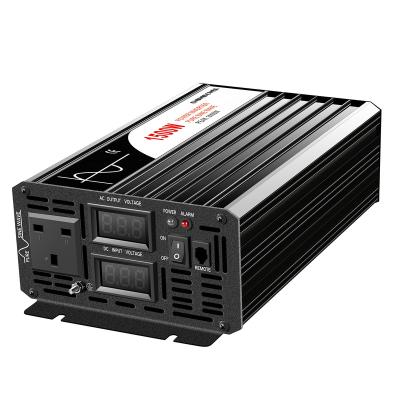 China Home Solar Power System Power Inverter 1500W Micro 60v 72v 96vdc To 110v 220v 380vac Car With UK UK Plug Solar Single Phase for sale