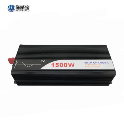 China 1500W Pure Sine Wave Inverter With Charger Controller 415*165*85(mm) for sale