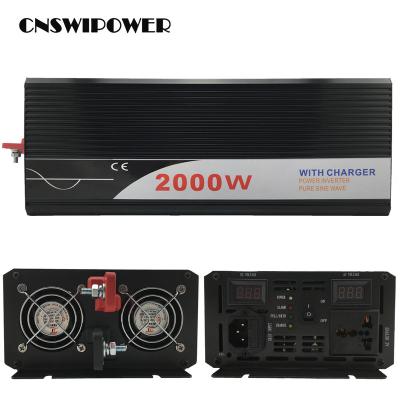 China Home Short Circuit Power 2000 Watt Power Inverter With LED/LCD Display Inverter 220v for sale