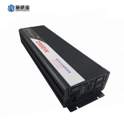 China 2500w 12vdc to 220v ac power inverter with charger 560*165*85 (mm) for sale