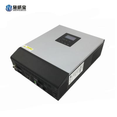 China solar power system inverter ups 5kVA DC 48V to solar controller 2*(120*295*468)mm AC 220v load controller solar hybrid mppt inverter charge for sale