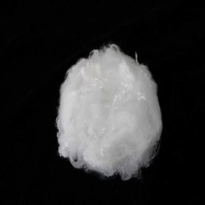 China Lightweight A Grade Raw White Man Made Staple Fibres 51mm Low Melt Polyester Fiber for sale