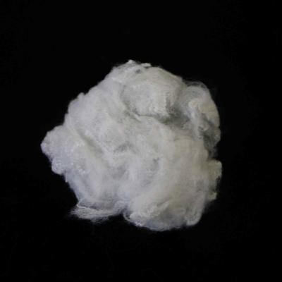 China Solid Recycled Polyester Staple Fibre Matrix Stability PSF Off White 51mm for sale