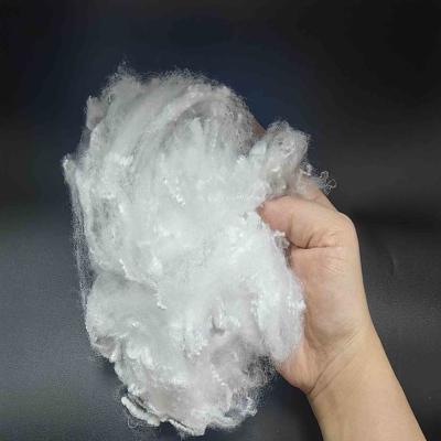 China White Nontoxic Polyester Staple Fibers 51mm Solid Low Melting Short Fiber for sale