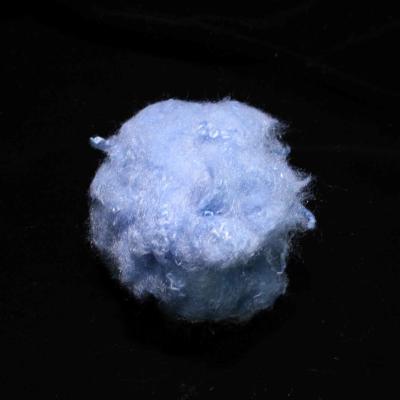 China Environment-Friendly Recycled Blue Dope Dyed Viscose Fibre Matrix Stability PSF for sale