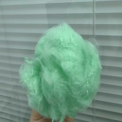 China 51mm Poly Synthetic Fiber Customized Color Polyester Staple For Mattress for sale