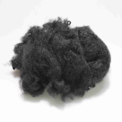 China Artificial Nontoxic 64mm Polyester Staple Yarn 4080 Polyester Fiber for sale