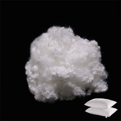 China Regenerated Polyester Staple Fiber Customized Crimp 32mm For Pillows Filling for sale