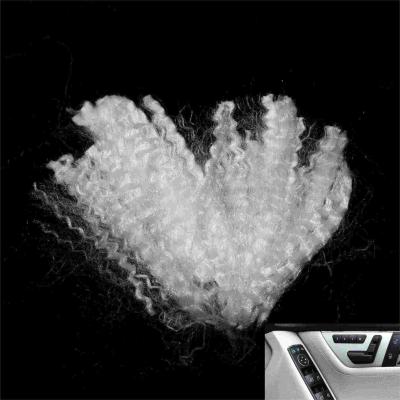 China Non Siliconized 4 Denier Polyester Staple Fibre For Automotive Interior for sale