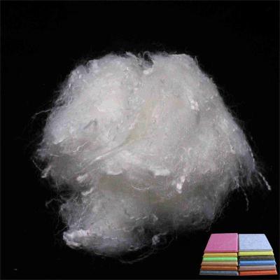 China Artificial Low Melt Point Polyester Natural Fibre 110℃ White For Sound Insulation Board for sale