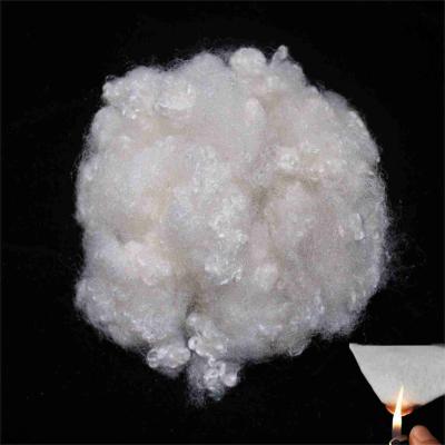 China Customizable 64mm Flame Retardant Polyester Fiber For Non Woven Fabric for sale