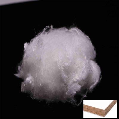 China Silicone Free PSF White Recycled PET Artificial Staple Fibres For Mattress for sale