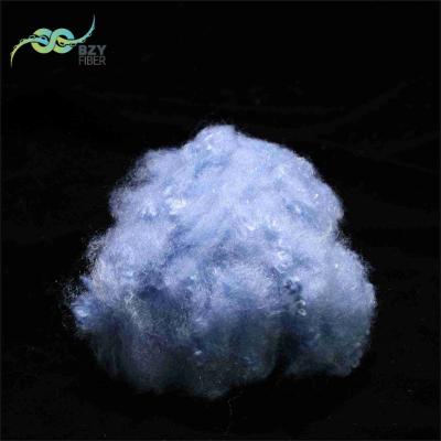 China Artificial Recycled PET Polyester Synthetic Fiber PSF 9D Blue For Pillow for sale