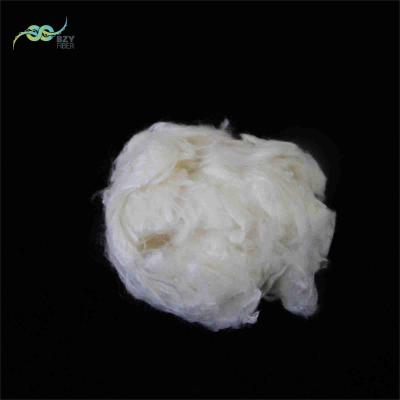 China Flame Retardant White 60mm Viscose Staple Fibre Weaving Material for sale