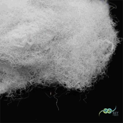 China Hollow 70D Recycled Polyester Staple Fibre Artificial 72mm Filling Material for sale