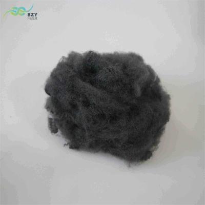 China Gray Regenerated Polyester Fiber 8.89D A Grade Polyester Staple Fiber for sale