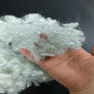 China Recycled HCS Fibre 7D*64mm Siliconized Polyester Staple Fiber for sale