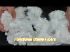 far infrared polyester man made fibre 3d white psf with customized crimp