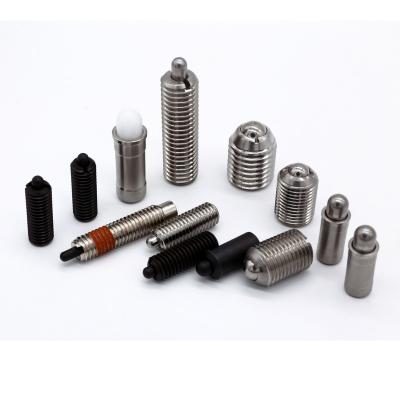 China GALVANIZED High Precision Stainless Steel Ball Threaded Spring Lock Plunger for sale