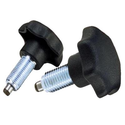 China ZINC Plastic Hand Knob Spring Lock Indexing Retaining Thread Index Plunger Pin for sale