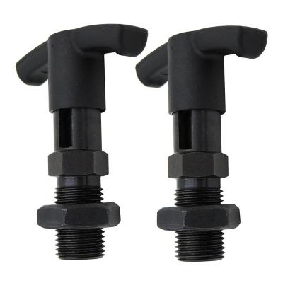 China Best Selling ZINC Black Oxidized Stainless Steel Plunger Index Spring Self Locking Indexing Plungers for sale