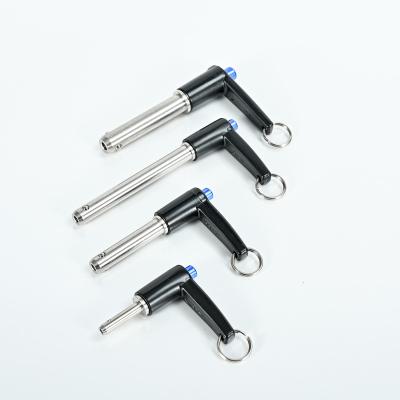 China Stainless Steel L Handle Ball Stainless Steel Lock Pin Quick Release Pin for sale