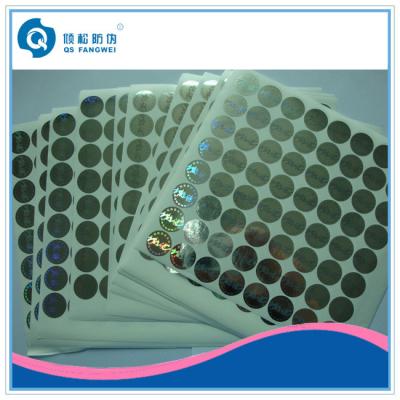 China Custom Print 3D Holographic Stickers For Crafts / Battery / Air Conditioning for sale