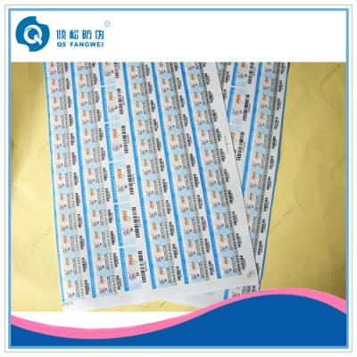 China Die Cut Waterproof Easy Scratch Off Stickers For Beverage Or Milk Bottles for sale