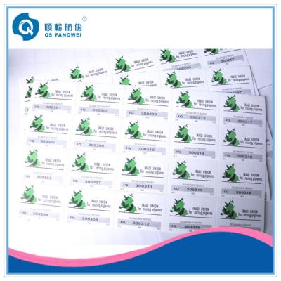 China Scratch Card Stickers , Glossy Security Stickers For Computers / Stationery for sale