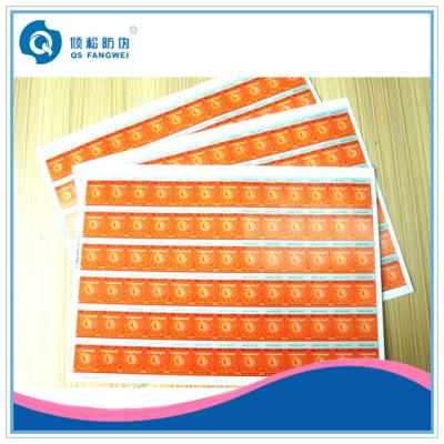 China Self Adhesive Scratch Off Stickers , Matte Tamper Proof Security Labels for sale