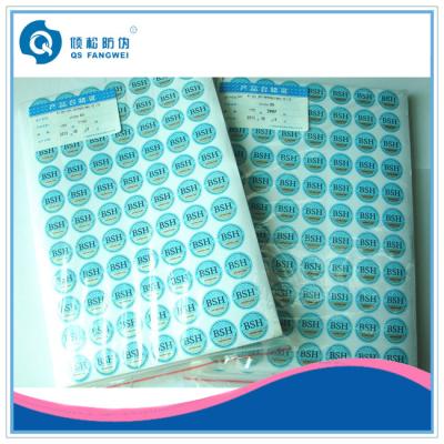 China Tamper Resistant Scratch Off Stickers for sale