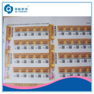 China De Stickers van de glanzende/Steenqr Code, Waterdicht QR-Codeetiket voor Flessen Verpakking Te koop